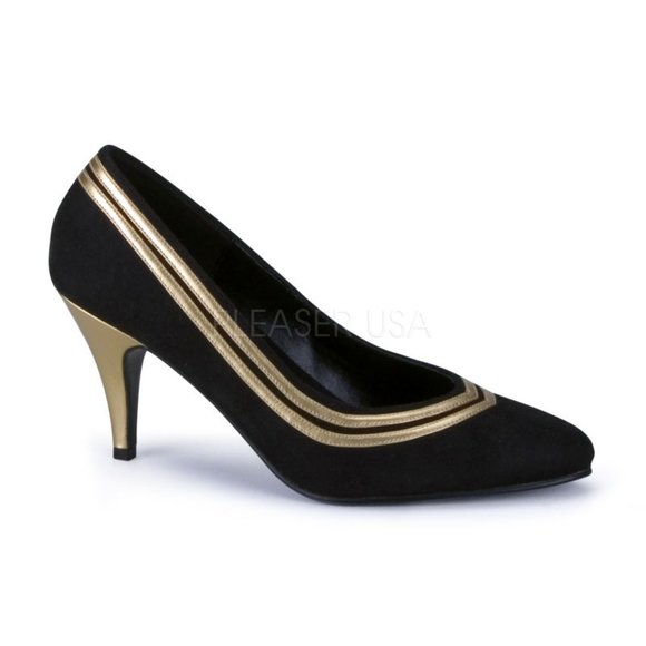 Black suede office stiletto - Picture 3 of 3